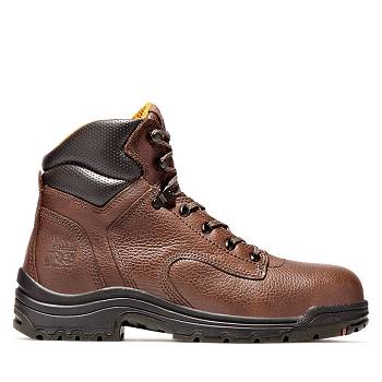 Timberland Férfi PRO TiTAN 6" Alloy Toe Munkavédelmi Bakancs Gesztenyebarna